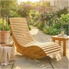 Sammenleggbar Solseng Naturtre 60 X 156 X 77 Cm Akasietre