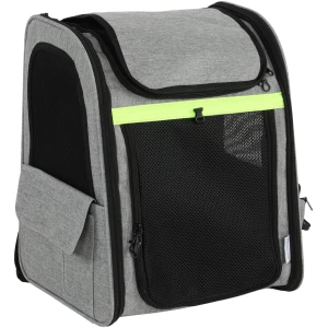 Utvidbar Hundetransportboks Lysegrå Med 5 Lommer 33,5 x 28 x 42 cm Utvidbar Hundetransportboks Lysegrå Med 5 Lommer 33,5 x 28 x 42 cm