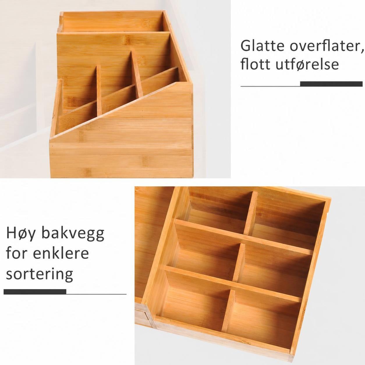 Skrivebordsoppbevaring med 2 skuffer 33×20,5×15,5 cm – kompakt eik organisasjonsboks AS Skrivebordsoppbevaring med 2 skuffer 33×20,5×15,5 cm – kompakt eik organisasjonsboks AS