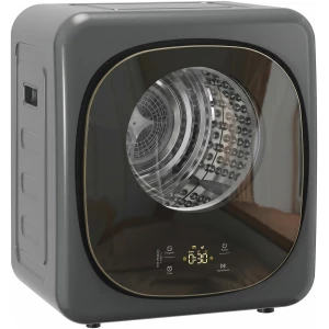 Kompakt Vasketrommel Tørketrommel Grå Svart 4 kg 5 Moduser Timer  