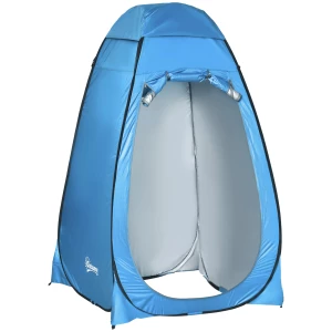 Pop Up Dusj- og Omkledningstelt – Blå, 120 x 120 x 190 cm, Vannavstøtende Pop Up Dusj- og Omkledningstelt – Blå, 120 x 120 x 190 cm, Vannavstøtende