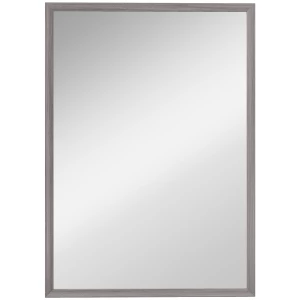Rektangulært Veggspeil med MDF-Ramme for Horisontal eller Vertikal Montering – Grå, 50 x 70 cm Rektangulært Veggspeil med MDF-Ramme for Horisontal eller Vertikal Montering – Grå, 50 x 70 cm